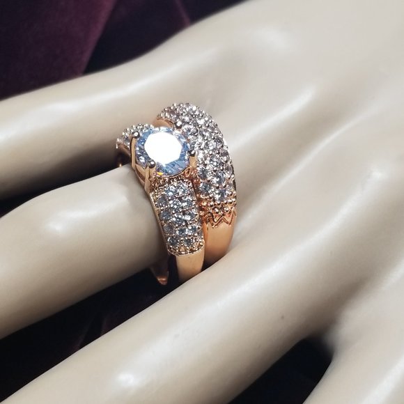 Janice Pave Wedding Band with AAA CZ Diamonds - Picture 14 of 16